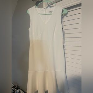Calvin Klein NEW WITH TAG white dress size 6